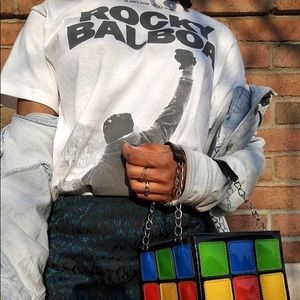 Rubrics cube purse